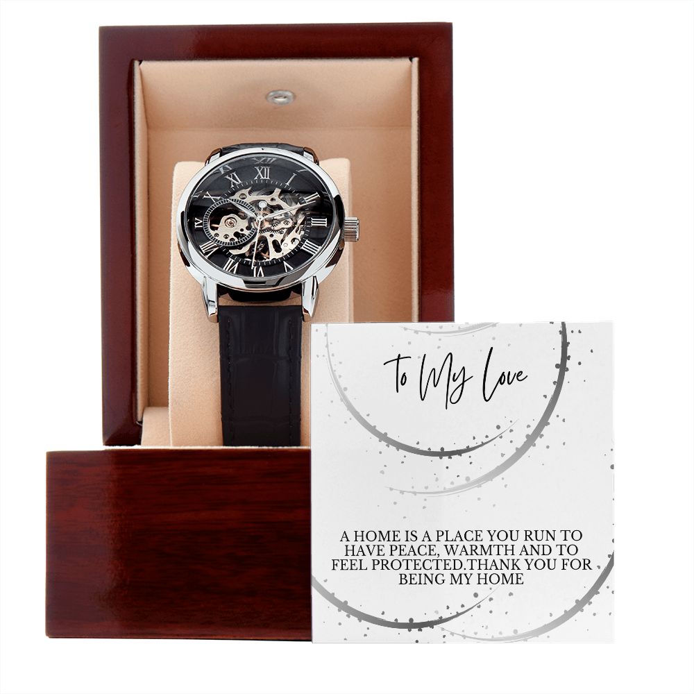 Men's Openwork Watch