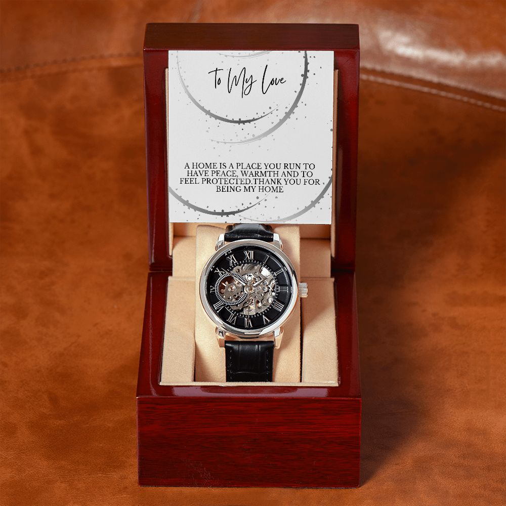 Men's Openwork Watch