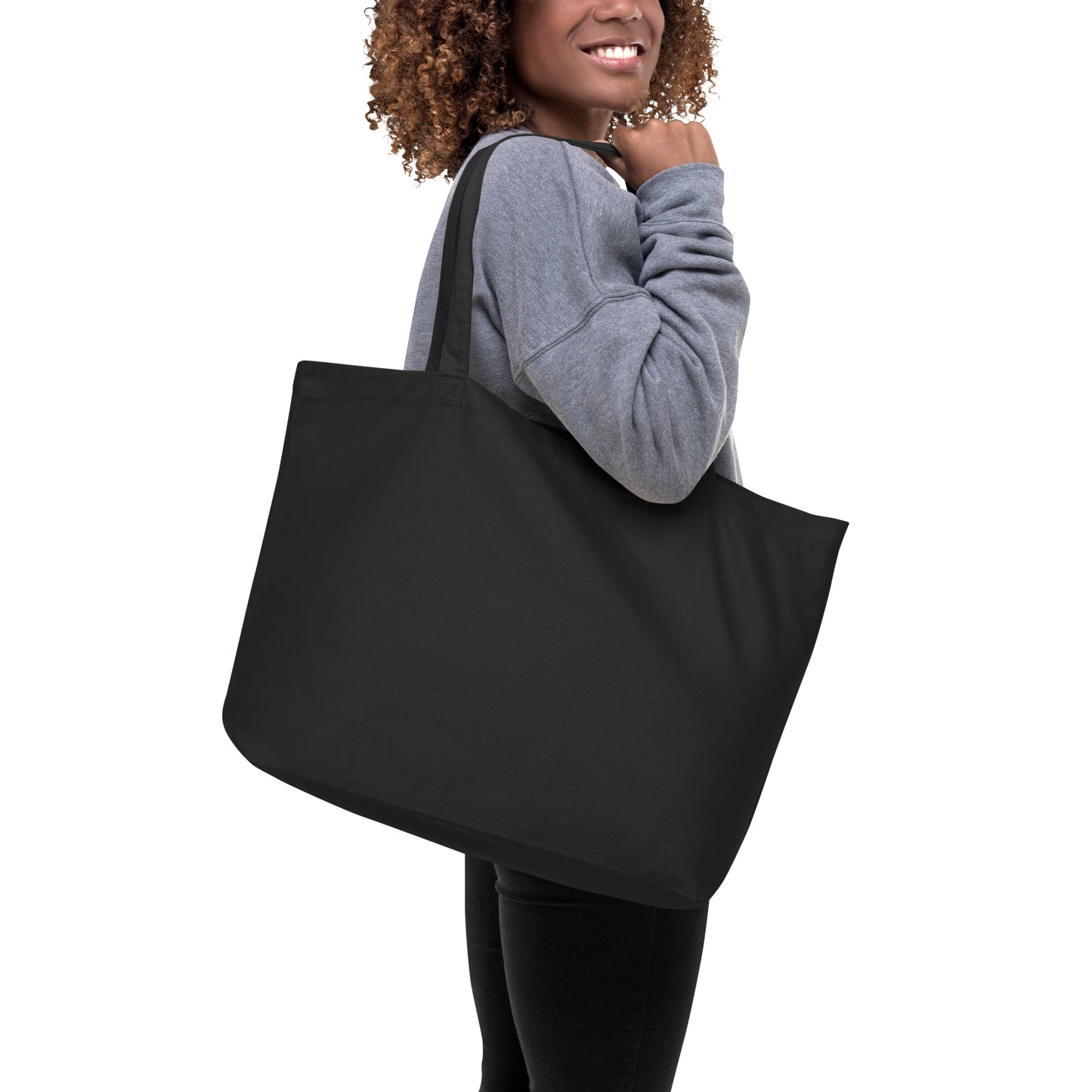 Large Organic Tote Bag For God I Live For God I Die