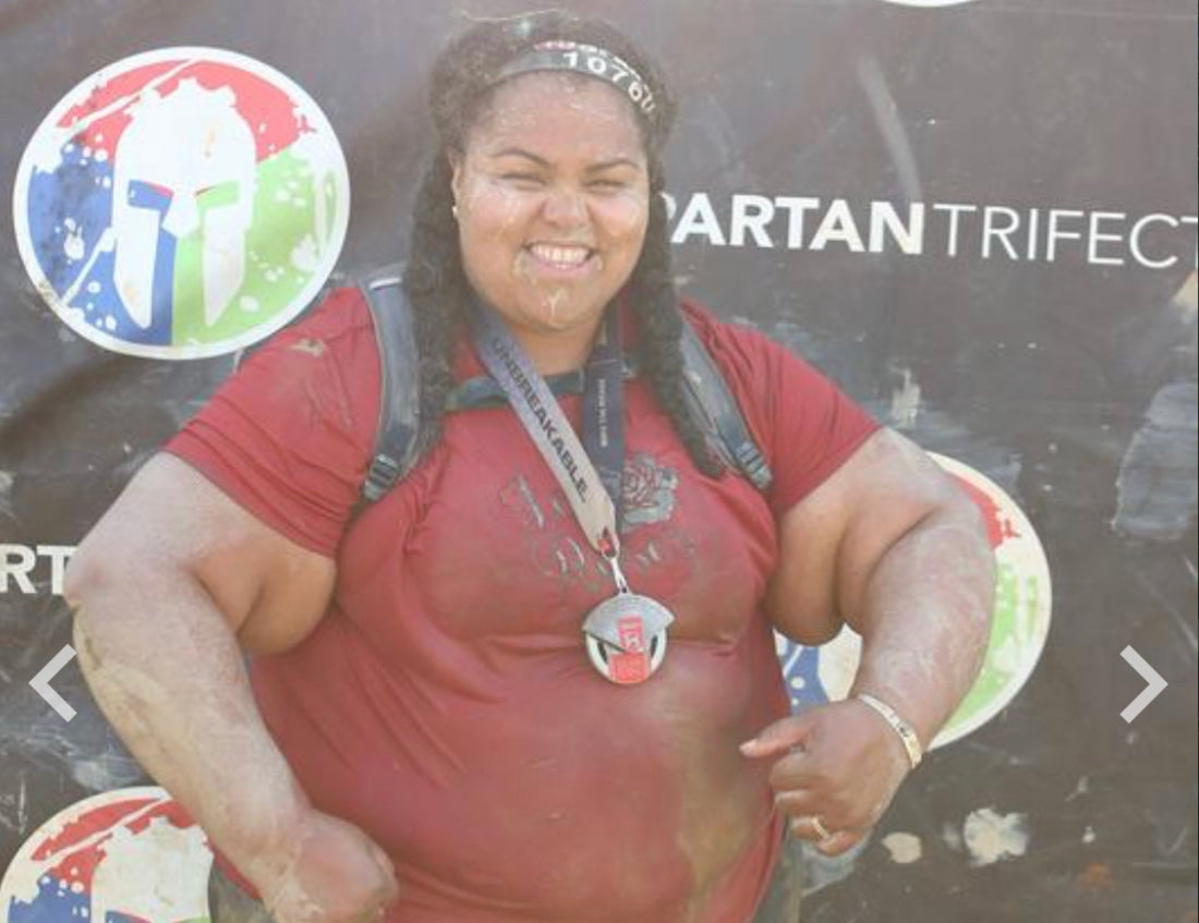 Plus Size Spartan Finisher Mel Ruffin