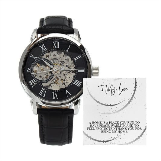 Men's Openwork Watch