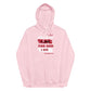 Unisex midweight hoodie (Red) For God I Live For God I Die