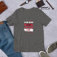 Unisex t-shirt (Red) For God I Live For God I Die